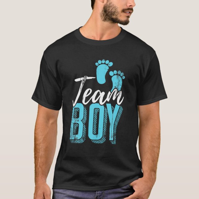 T-shirt Team Boy Gender Reveillez T Shirt (Devant)