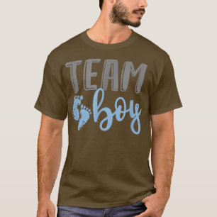 T-shirt Team Boy Genre Reveillez Baby shower Pour Maman Pa