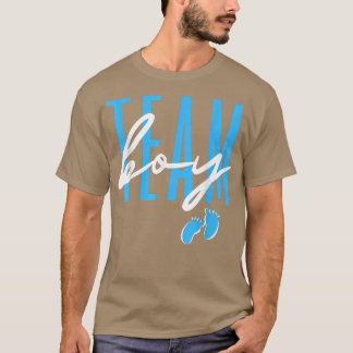 T-shirt Team Boy Genre Reveillez Baby shower Rose ou Bleu 