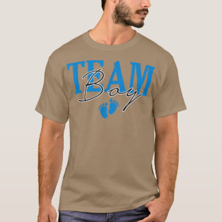 T-shirt Team Boy Genre Reveillez Baby shower rose ou bleu