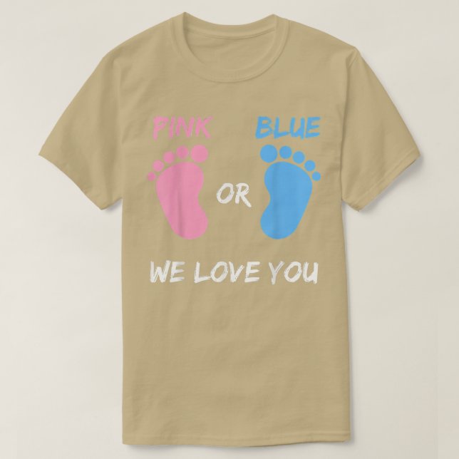 T-shirt Team Boy Girl Genre Révéler Cadeau (Design devant)