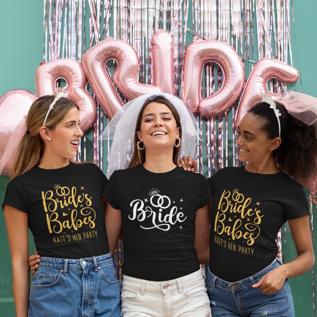 T-shirt Team Bride ,Fun Bachelorette Party (Créateur téléchargé)