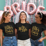 T-shirt Team Bride , Funny Bachelorette Party<br><div class="desc">Diseño de camisetas para fiesta de despedida de soltera con linda tipografia , este diseño con la palabra "BRIDE", es sencilla y elegante en tono Blanco en un estilo moderno ideal ti en tu fiesta de soltera. Para Productos complementarios favor de consultar la coleccion de este lindo diseño de fiesta...</div>