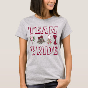 T-shirt TEAM BRIDE Mariage Bridesmaid