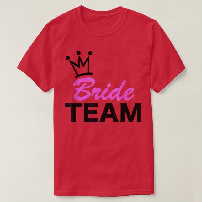 T-shirt Team Bride Stag Night , Womens  Party  (Design devant)