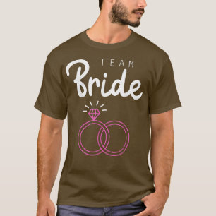 T-shirt Team Bride Wedding Party Bachelorette Party Matchi