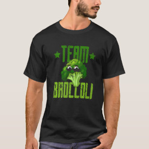 T-shirt Team Broccoli Cool Broc Avec Shades Go Vegan