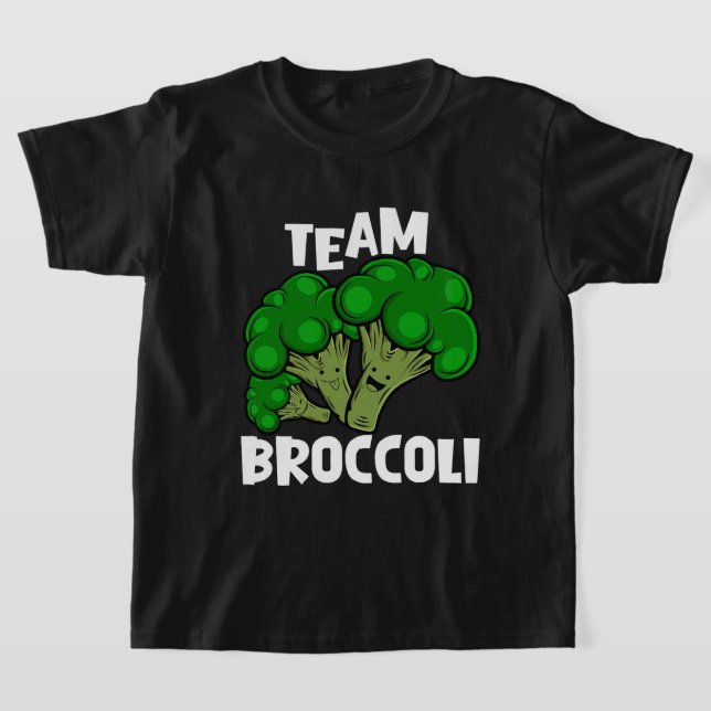 T-shirt Team Broccoli Vegetarian Vegetarian Vegetarian Lov (Poser)