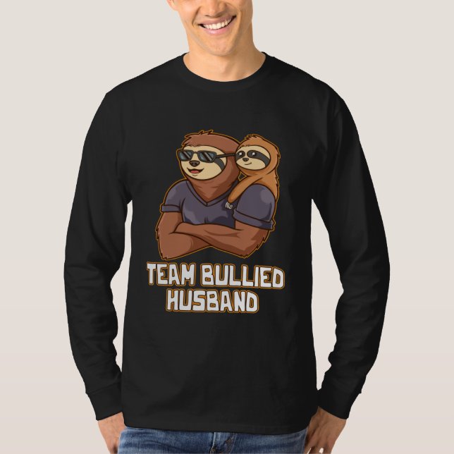 T-shirt Team Bullied Husband Naughty Daddy Playful Dad  Pu (Devant)