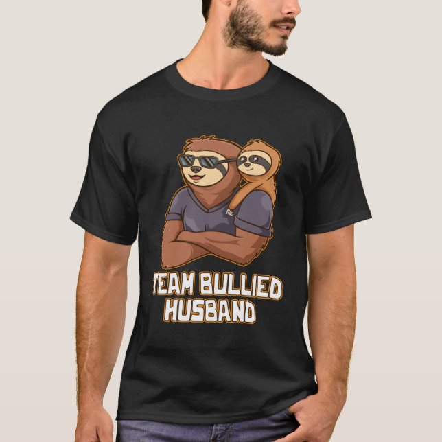 T-shirt Team Bullied Husband Naughty Daddy Playful Dad  Pu (Devant)