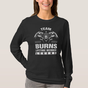 T-shirt Team Burns Membre à vie