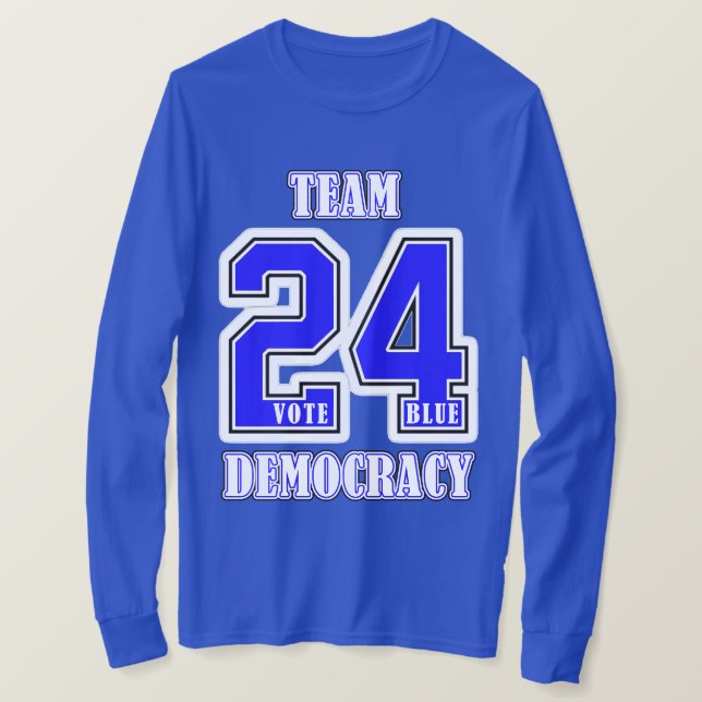 T-shirt Team Democracy #24 (Design devant)
