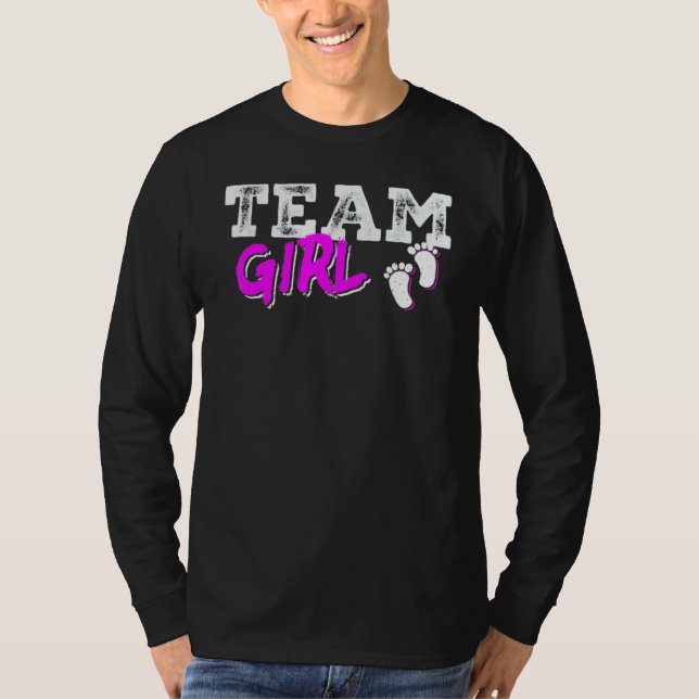 T-shirt Team Girl Gender Reveal Party Team Pink Baby Annou (Devant)