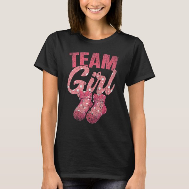 T-shirt Team Girl Gender Reveal Party Team Pink Baby Annou (Devant)