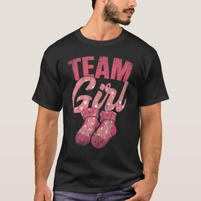 T-shirt Team Girl Gender Reveal Party Team Pink Baby Annou (Devant)
