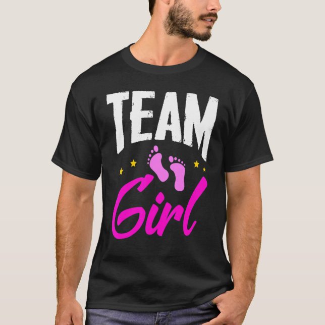 T-shirt Team Girl Gender Reveal Party Team Pink Baby Annou (Devant)