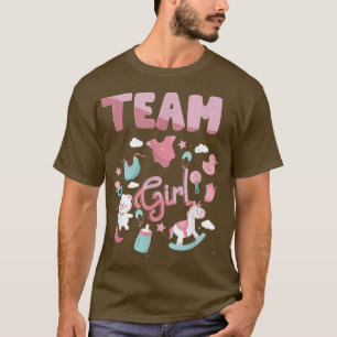 T-shirt Team Girl Genre Reveal Party Pink Baby Annonces