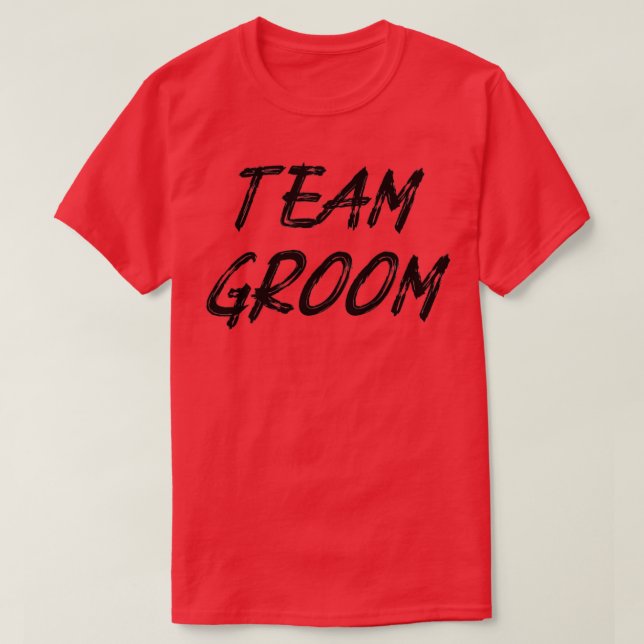 T-shirt Team Groom black (Design devant)
