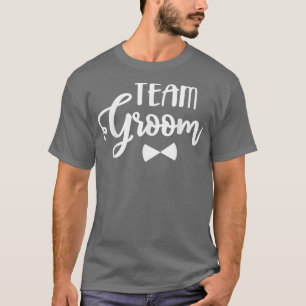 T-shirt Team Groom Cute Mariage Matching Newlywes Bachelo