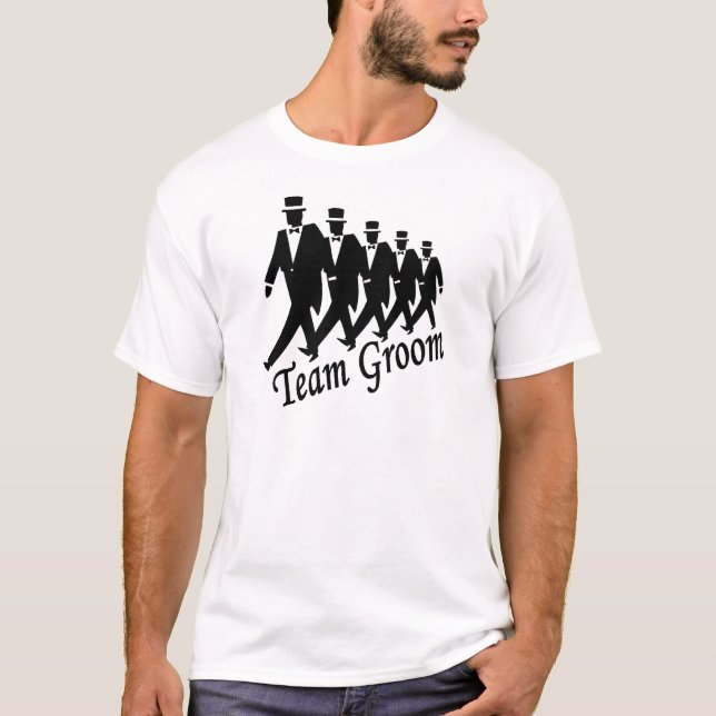 T-shirt Team Groom (Hommes) (Devant)