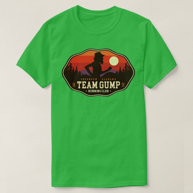 T-shirt Team Gump Running Club (Design devant)