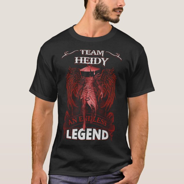 T-shirt Team HEIDY - Une LÉGENDE sans fin (Devant)