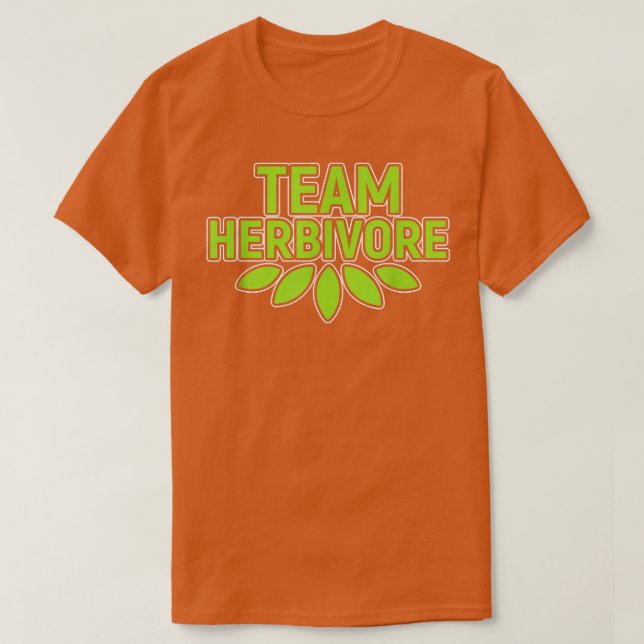 T-shirt Team Herbivore Protein végétarien Activisme végéta (Design devant)