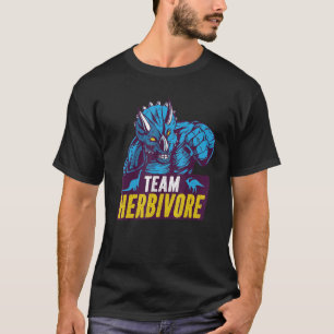 T-shirt Team Herbivore Vegan Dinosaur Vegetarians and Vega