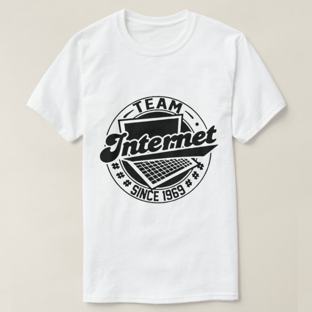 T-shirt Team Internet - Depuis 1969 (Design devant)