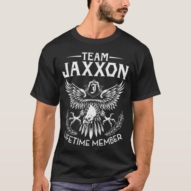 T-shirt Team JAXXON.png Nom du membre à vie (Devant)