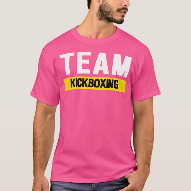 T-shirt Team Kickboxing (Devant)