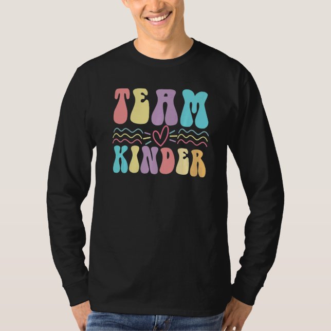 T-shirt Team Kinder Student Women's kindergarten teacher   (Devant)