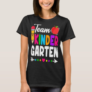 T-shirt Team Kindergarten Enfants Étudiants À L'École