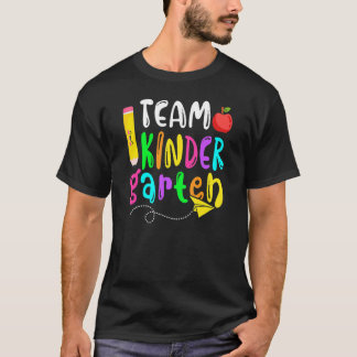 T-shirt Team Kindergarten Enseignant Enfants Retour À Sch