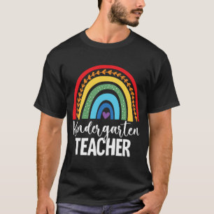T-shirt Team Kindergarten Enseignant Rainbow Retour À L'Éc
