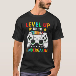 T-shirt Team Kindergarten Level Up Video Jeu Kinder Gamer