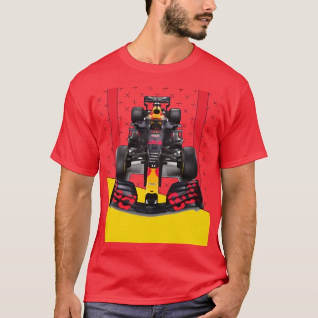 T-shirt Team Ma Verstappen Racing F1 Car Formula One frien (Devant)