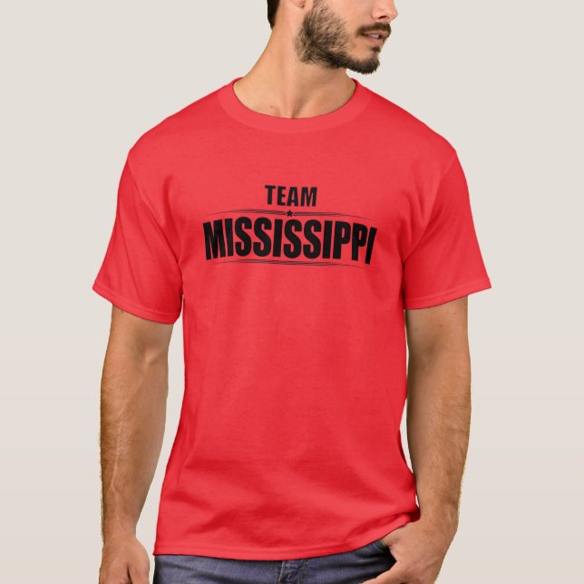 T-SHIRT TEAM MISSISSIPPI (Devant)