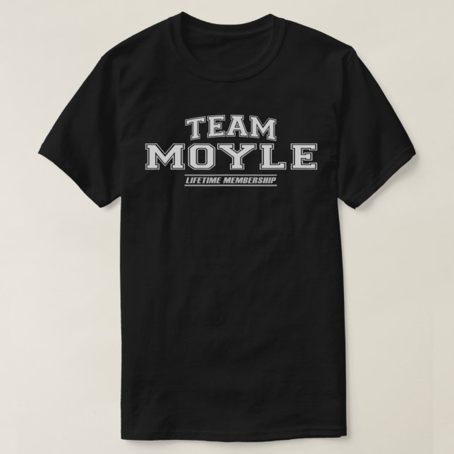 T-shirt Team Moyle Proud Nom de famille, Nom de famille Ca (Design devant)