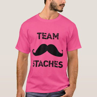 T-shirt Team Mustache Boy Baby shower Fête de la Révélatio