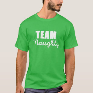 T-shirt Team Naughty Matching Christmas Couples