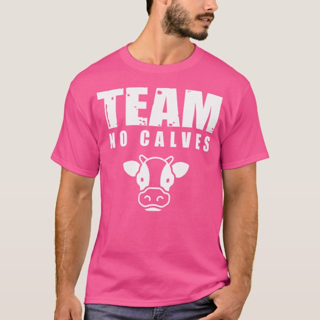 T-shirt Team No Calves Skip Leg Day Funny Weightlifting (Devant)