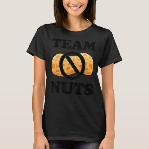 T-shirt Team No Nuts Correspondant Bébé Genre Révéler Noix