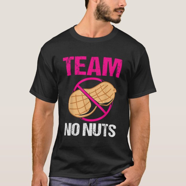T-shirt Team No Nuts Gender Revela (Devant)