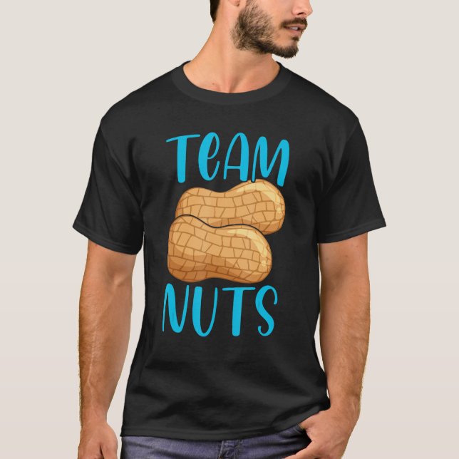 T-shirt Team Nuts Gender Reveal Party Baby Announcement Te (Devant)