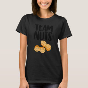 T-shirt Team Nuts Genre Révéler L'Amour À L'Arachide