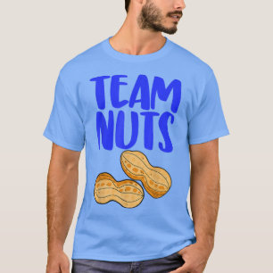 T-shirt Team Nuts Peanut Drôle Révélation de genre