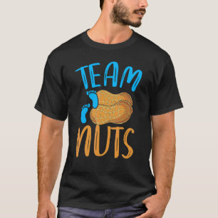 T-shirt Team Nuts Team Boy Baby shower Party Genre Revea