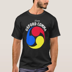 T-shirt Team Oxford Comma Funny English Grammar Club Nerd