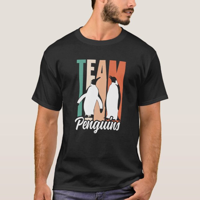 T-shirt Team Penguins Lover Animal Cute Penguin Premium (Devant)
